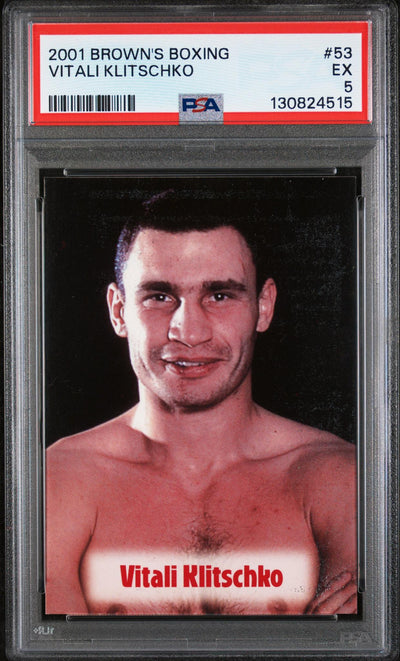 2001 Brown's Boxing Vitali Klitschko #53 PSA 5