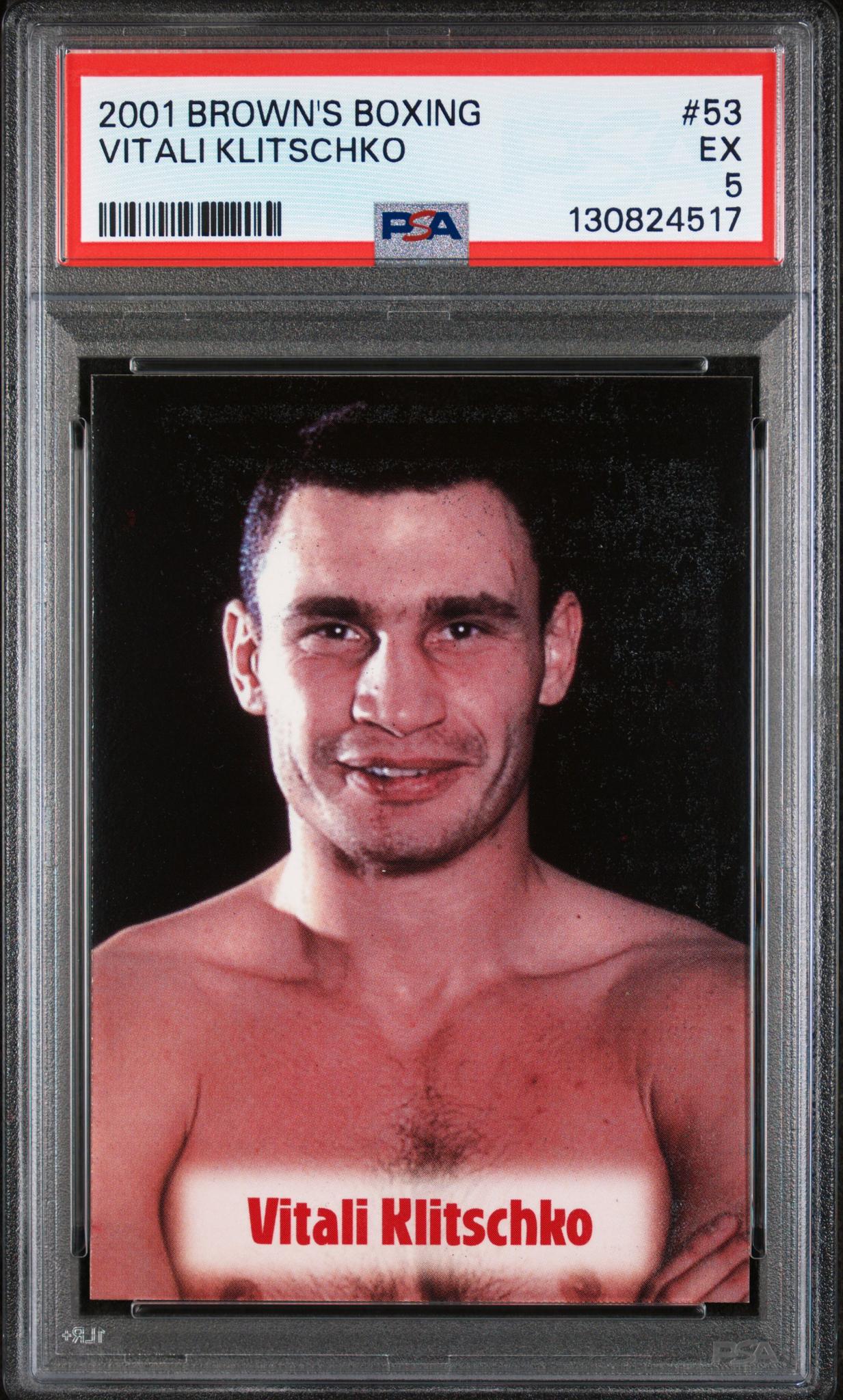 2001 Brown's Boxing Vitali Klitschko #53 PSA 5