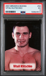 2001 Brown's Boxing Vitali Klitschko #53 PSA 5
