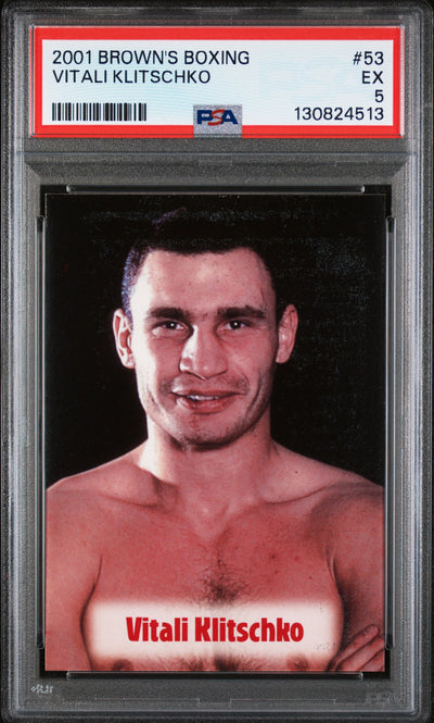 2001 Brown's Boxing Vitali Klitschko #53 PSA 5