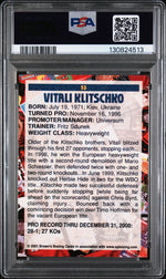 2001 Brown's Boxing Vitali Klitschko #53 PSA 5