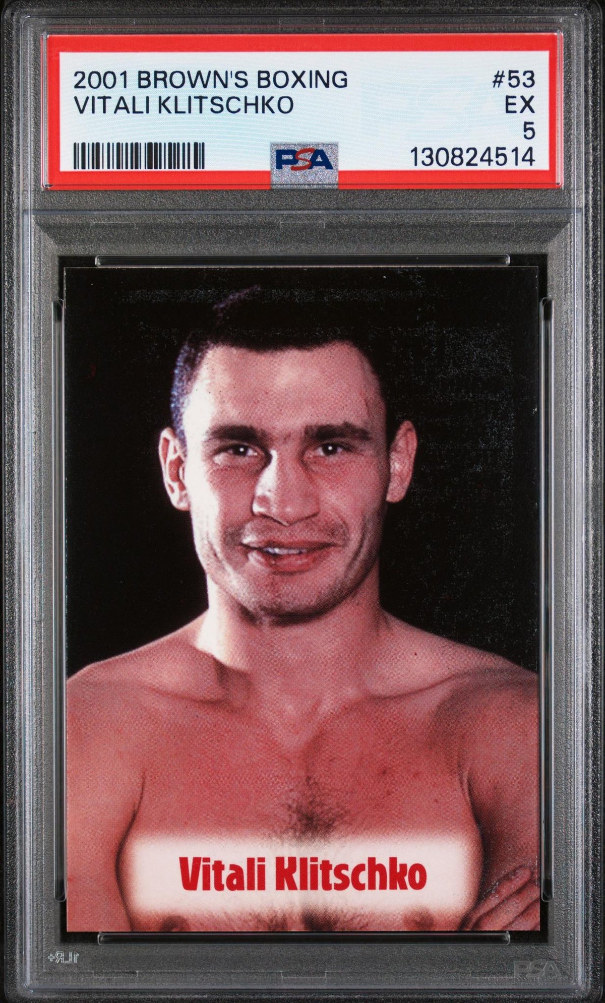 2001 Brown's Boxing Vitali Klitschko #53 PSA 5