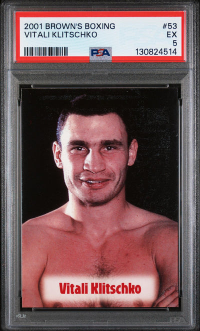 2001 Brown's Boxing Vitali Klitschko #53 PSA 5