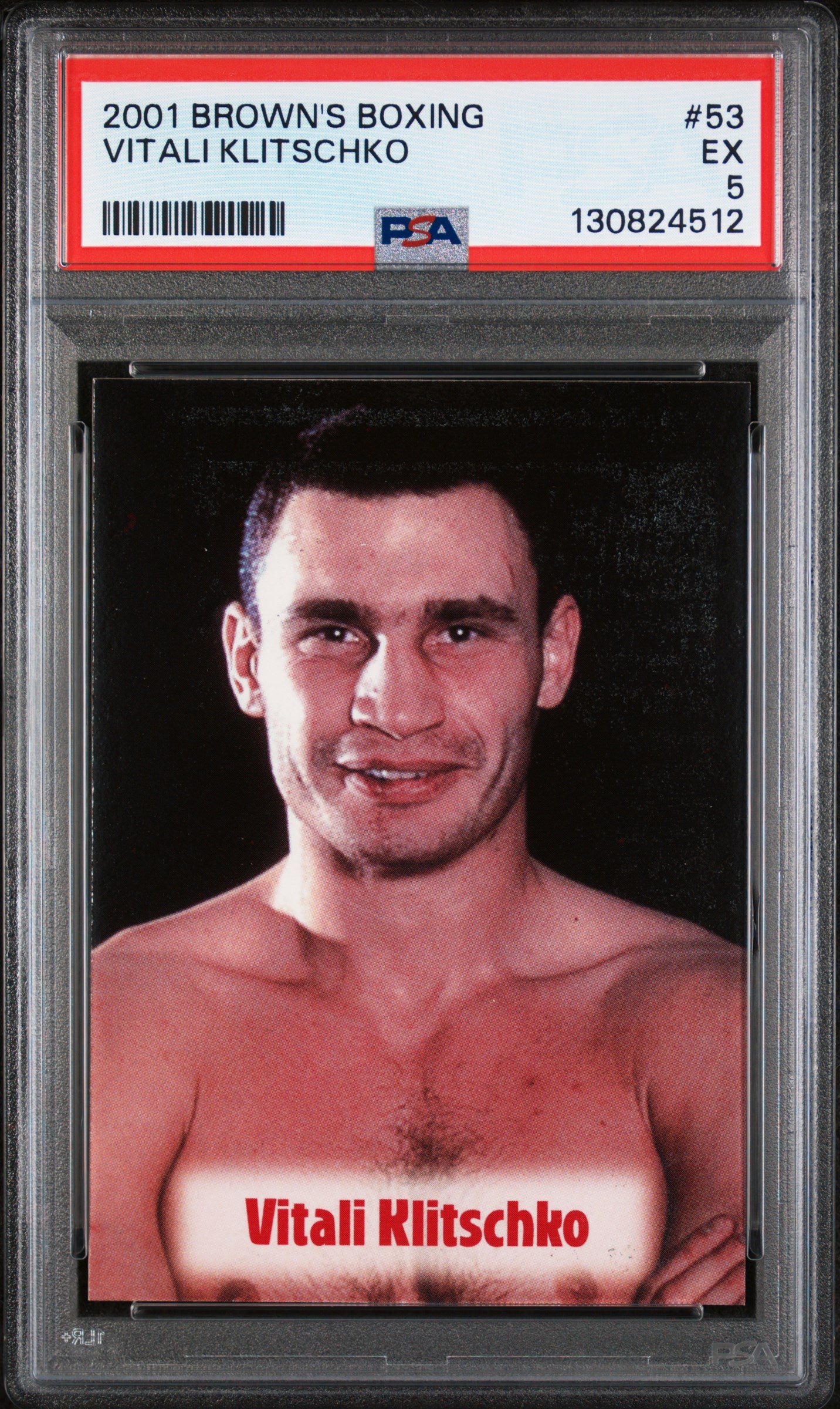 2001 Brown's Boxing Vitali Klitschko #53 PSA 5