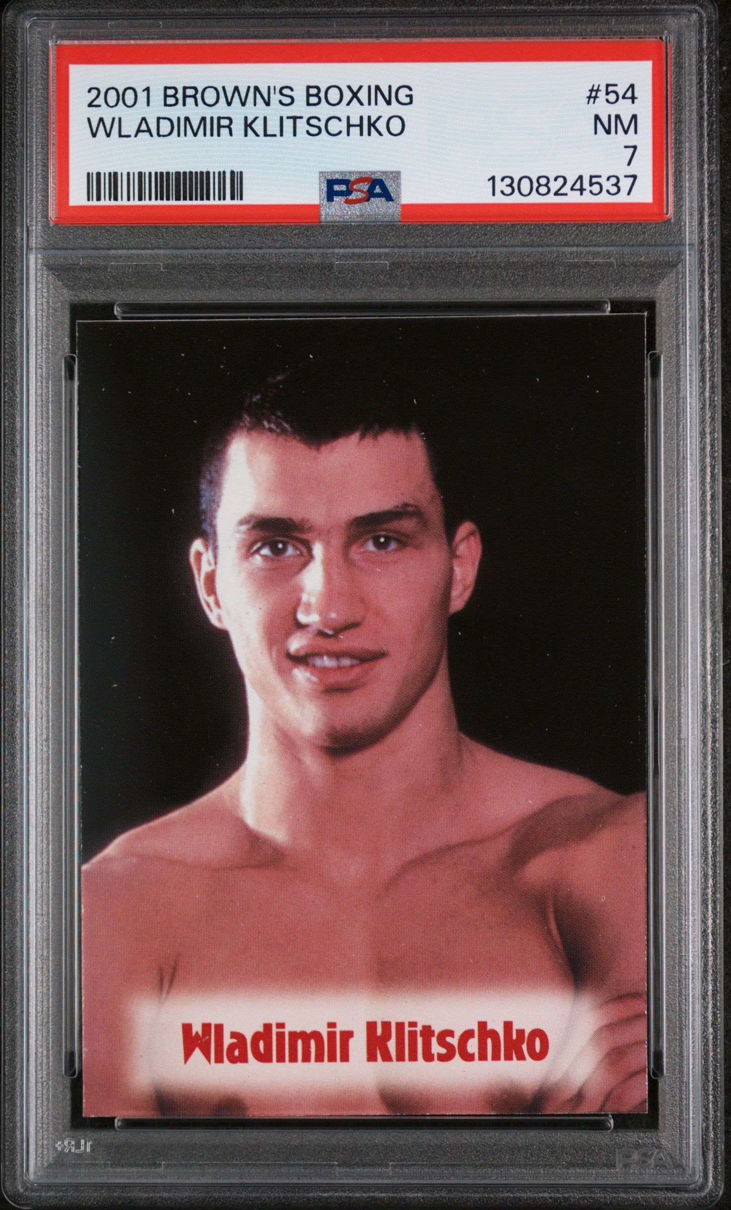 2001 Brown's Boxing Wladimir Klitschko #54 PSA 7