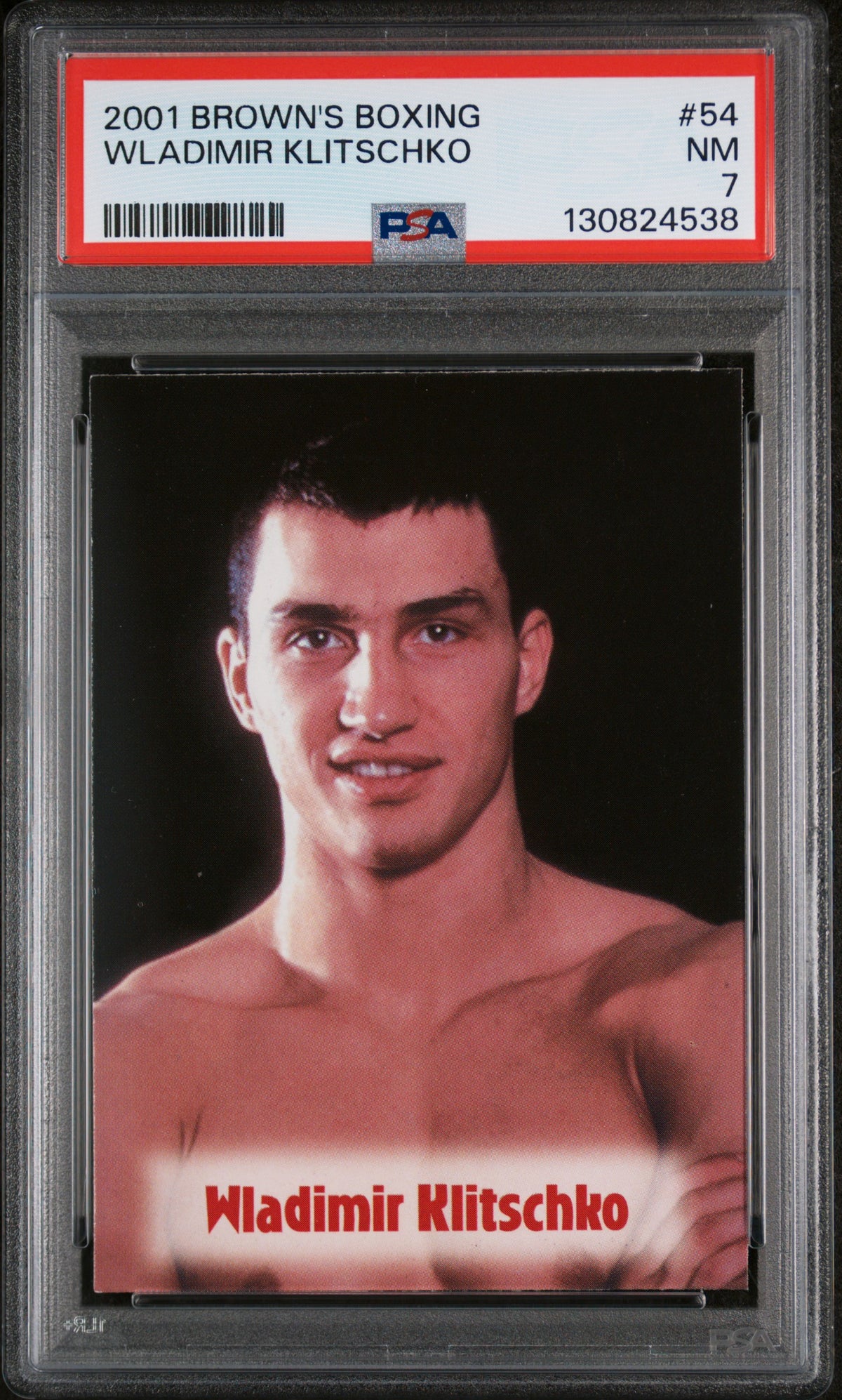 2001 Brown's Boxing Wladimir Klitschko #54 PSA 7