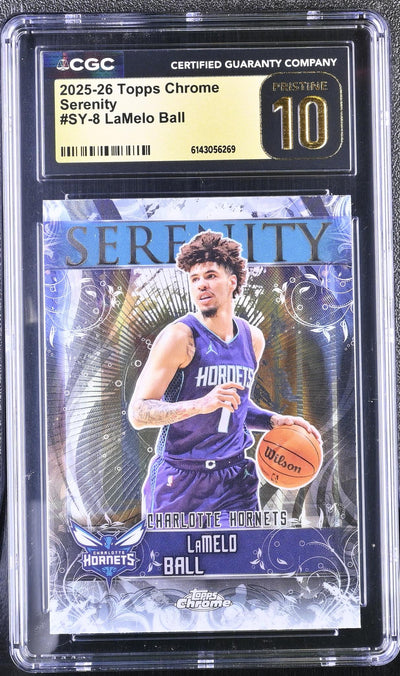 2025-26 Topps Chrome Serenity LaMelo Ball #SY-8 CGC Pristine 10