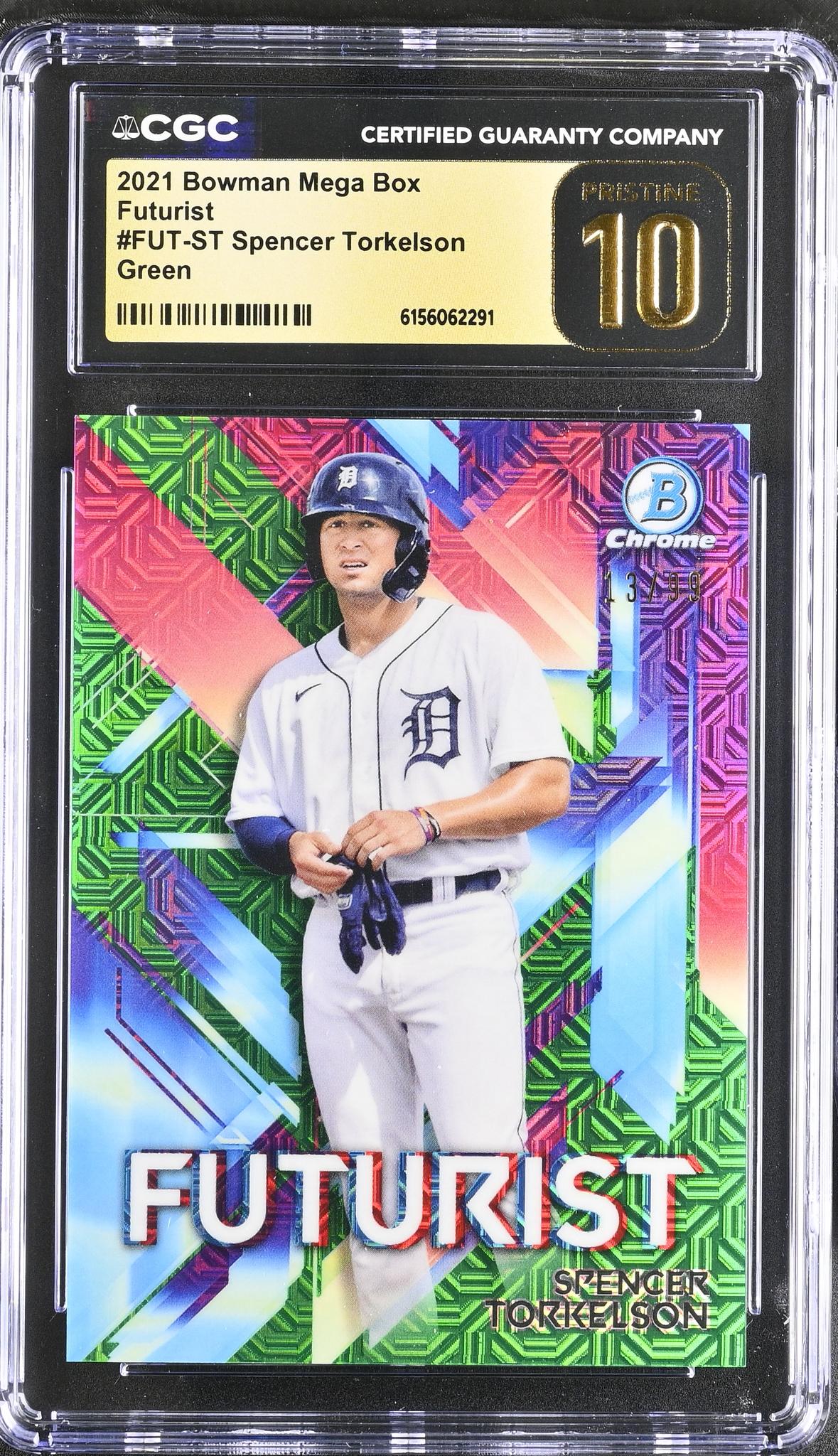 2021 Bowman #FUT-ST Spencer Torkelson Futurist /99 CGC 10