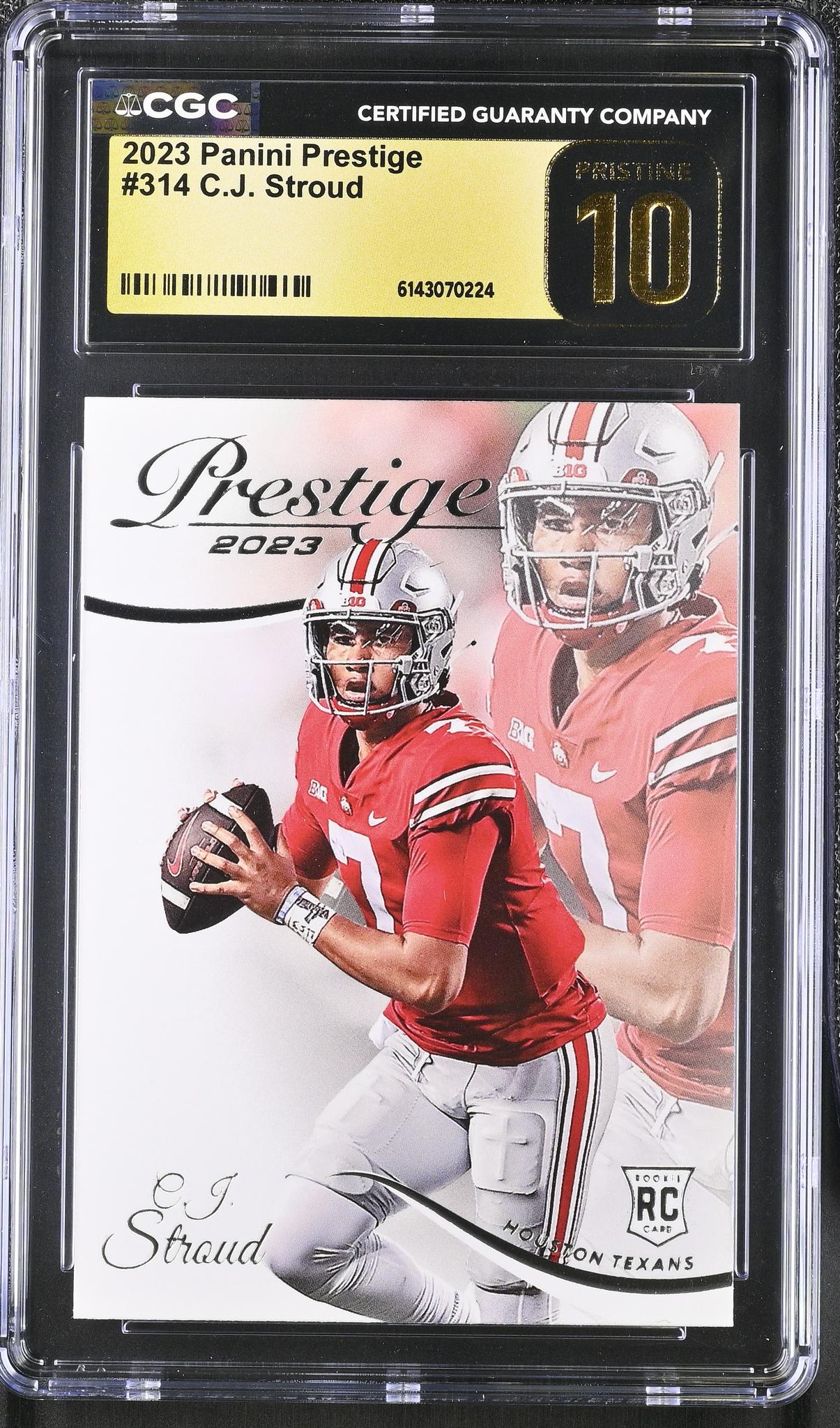 2023 Prestige #314 C.J. Stroud CGC 10