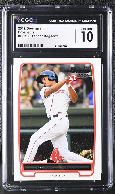 2012 Bowman Prospects Xander Bogaerts #BP105 CGC 10