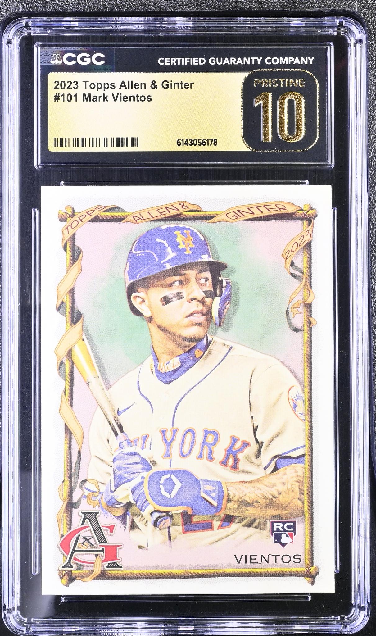 2023 Allen & Ginter #101 Mark Vientos The World's Champions CGC 10