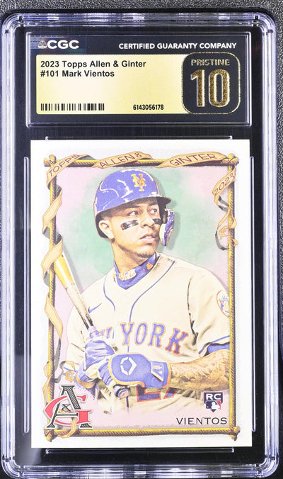 2023 Topps Allen & Ginter Mark Vientos #101 The World's Champions CGC 10