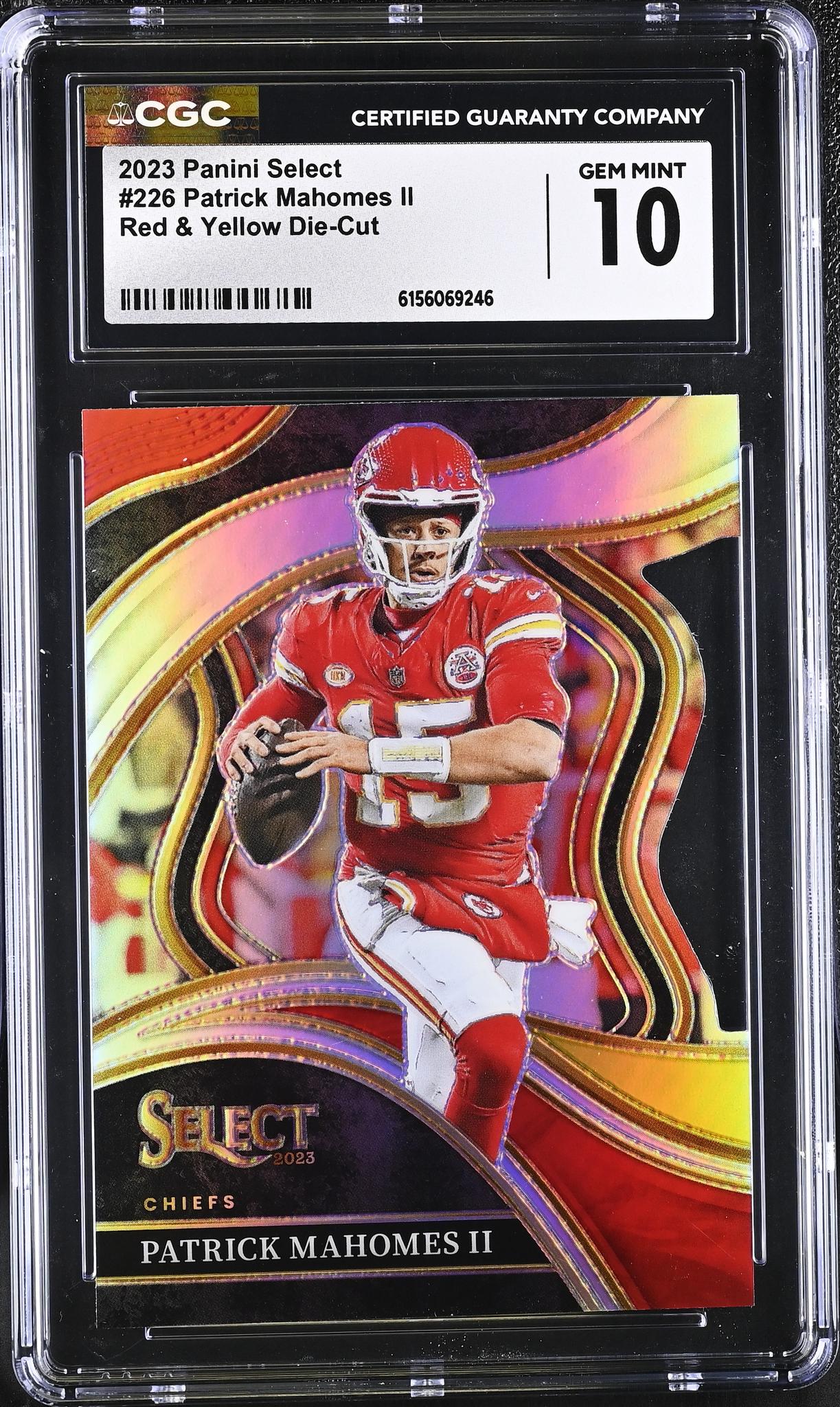 2023 Select #226 Patrick Mahomes II Club Level CGC 10