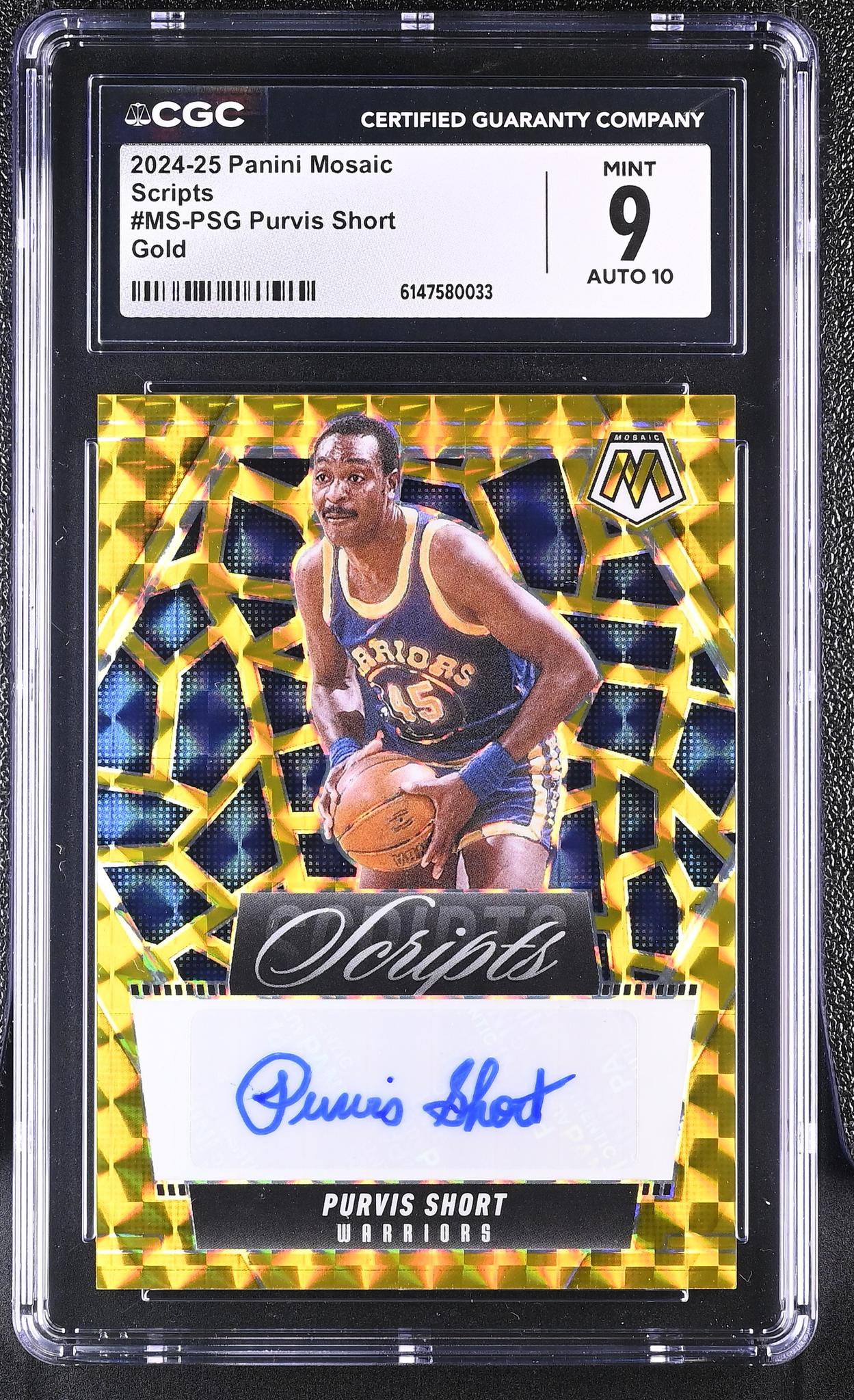 2024 Mosaic #MS-PSG Purvis Short Scripts /10 CGC 9
