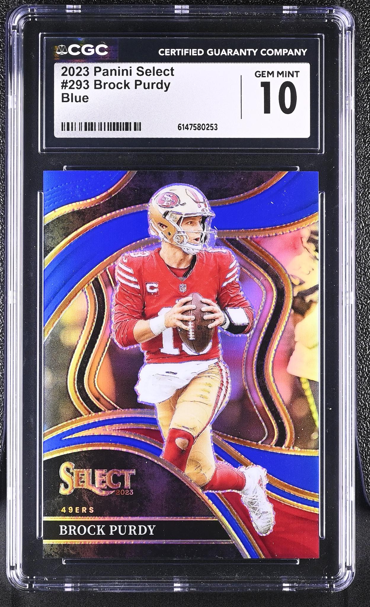 2023 Select #293 Brock Purdy Club Level /99 CGC 10