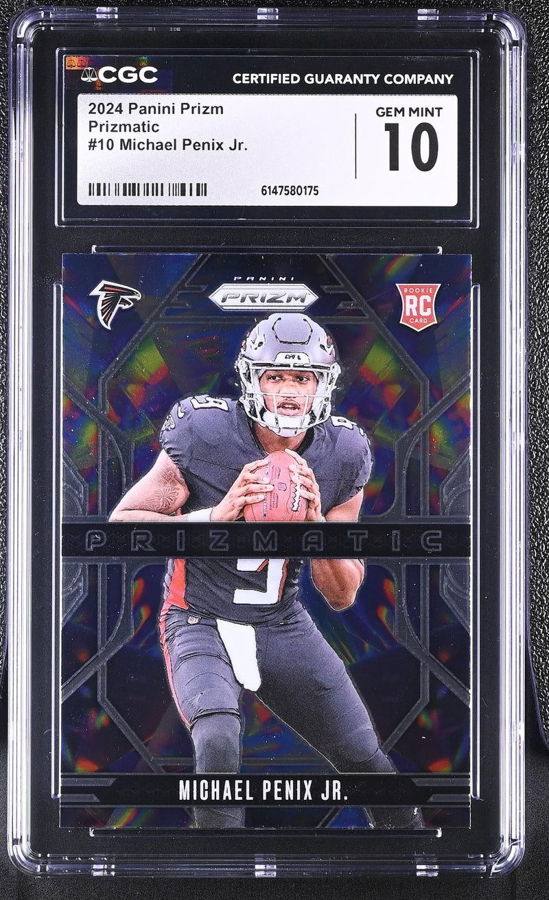 2024 Panini Prizm Prizmatic Michael Penix Jr. #10 CGC 10