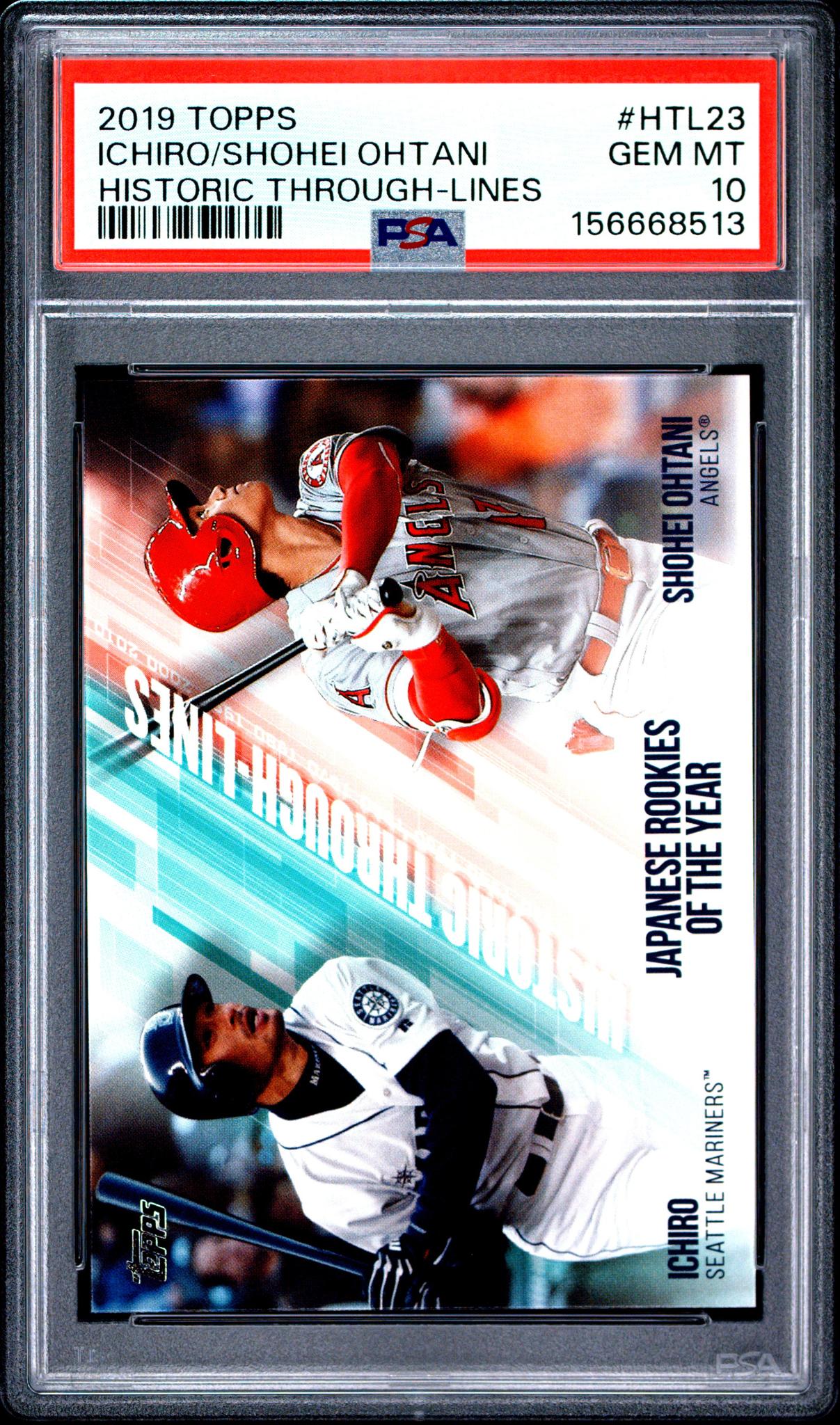 2019 Topps Historic Through Lines Shohei Ohtani #HTL23 PSA 10