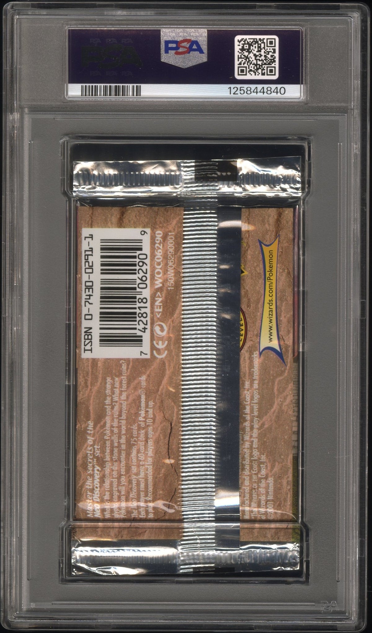 2001 Pokemon Neo Discovery Pack Scizor Unlimited PSA 9