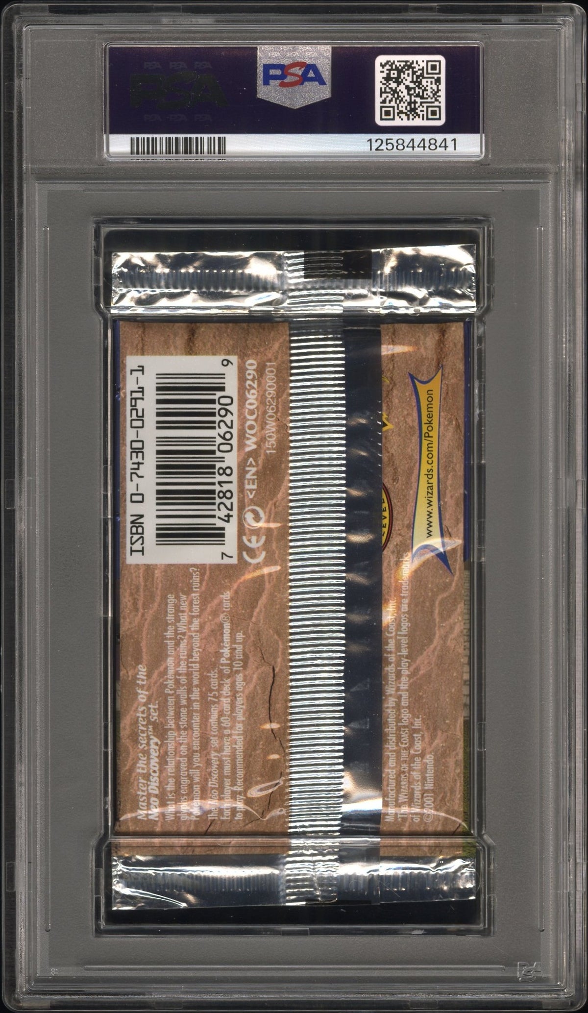 2001 Pokemon Neo Discovery Pack Umbreon Unlimited PSA 10