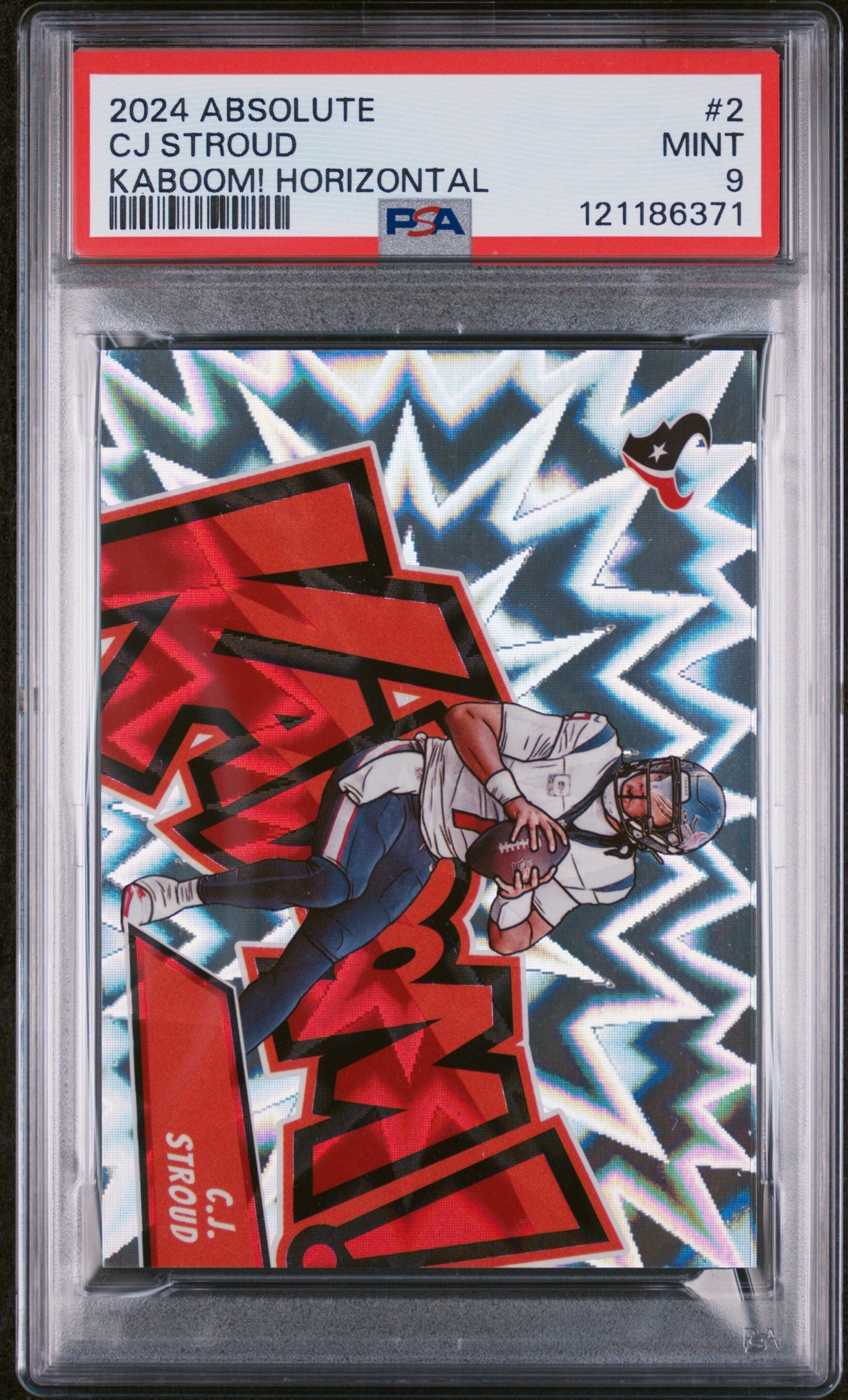 2024 Panini Absolute Kaboom! Horizontal CJ Stroud #2 PSA 9