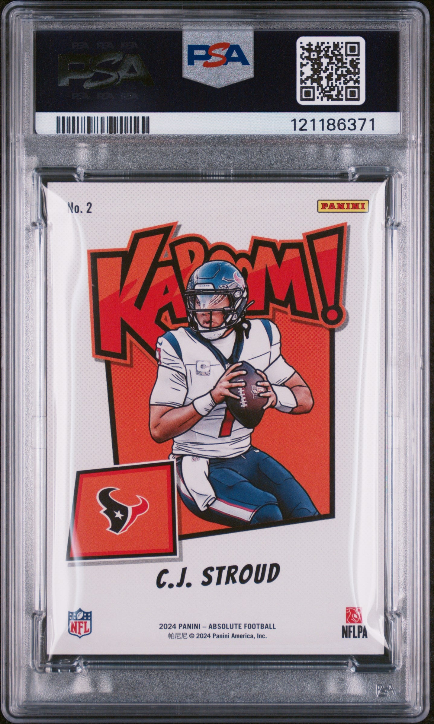 2024 Panini Absolute Kaboom! Horizontal CJ Stroud #2 PSA 9