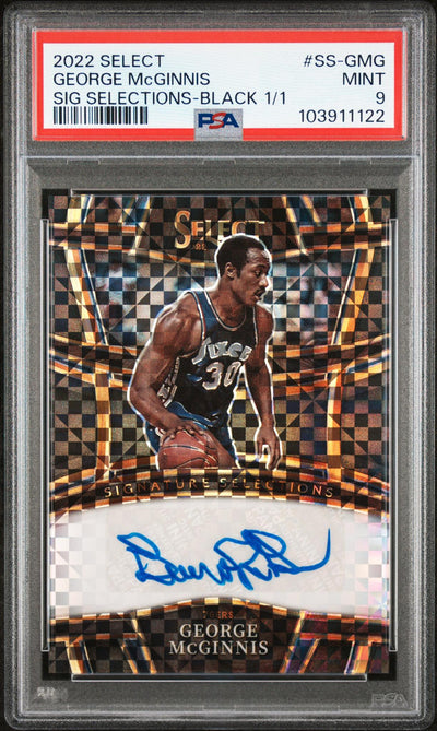 2022 Select Signature Selections George McGinnis Auto #SS-GMG 1/1 PSA 9