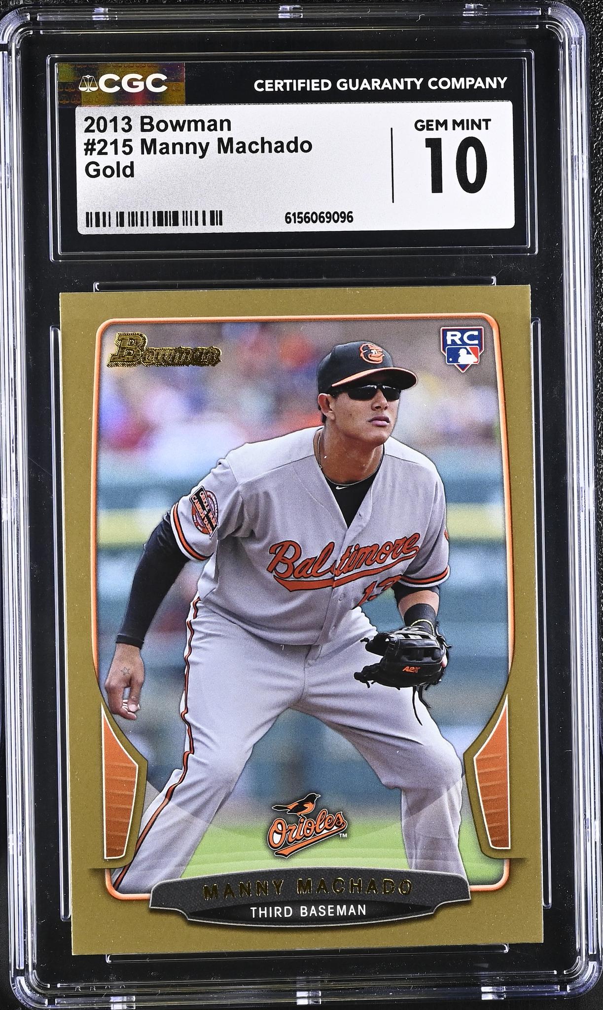 2013 Bowman #215 Manny Machado CGC 10