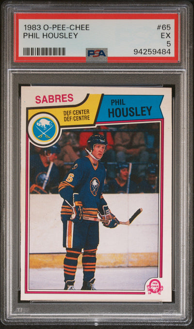 1983 O-Pee-Chee Phil Housley #65 PSA 5