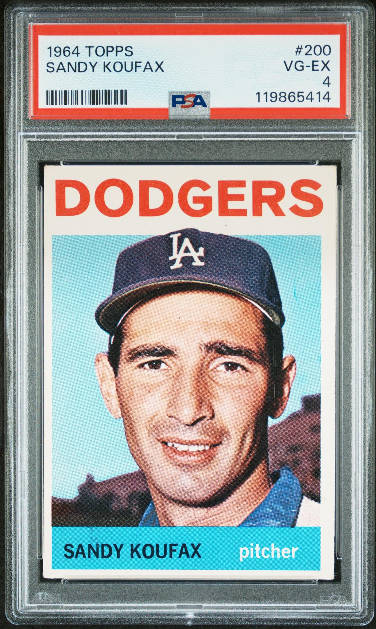 1964 Topps Sandy Koufax #200 PSA 4