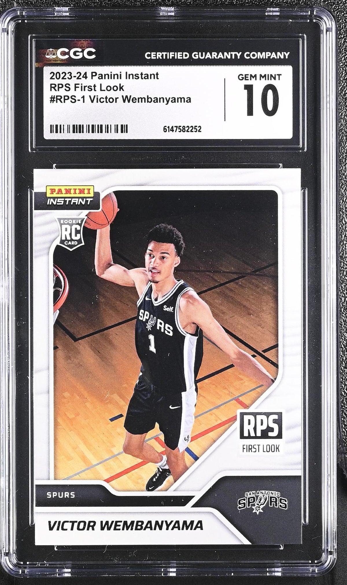 2023 Instant #RPS-1 Victor Wembanyama RPS First Look 1 CGC 10