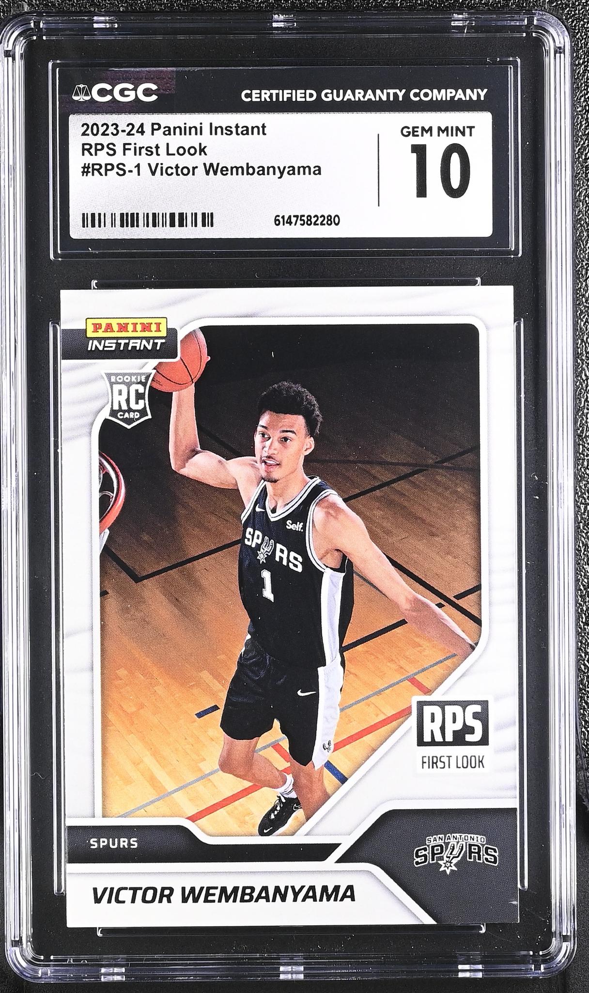 2023 Instant #RPS-1 Victor Wembanyama RPS First Look 1 CGC 10