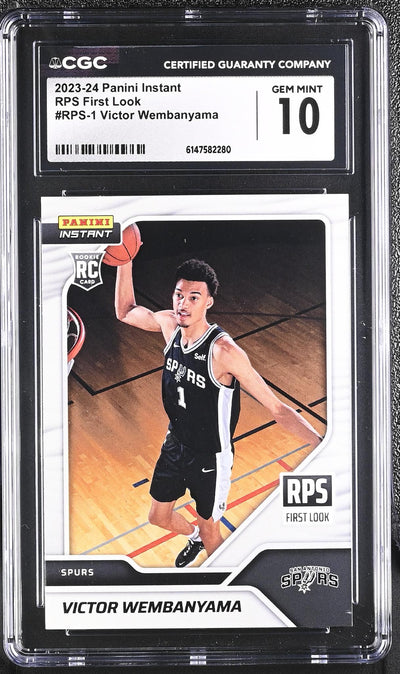 2023-24 Panini Instant RPS First Look Victor Wembanyama #RPS-1 CGC 10
