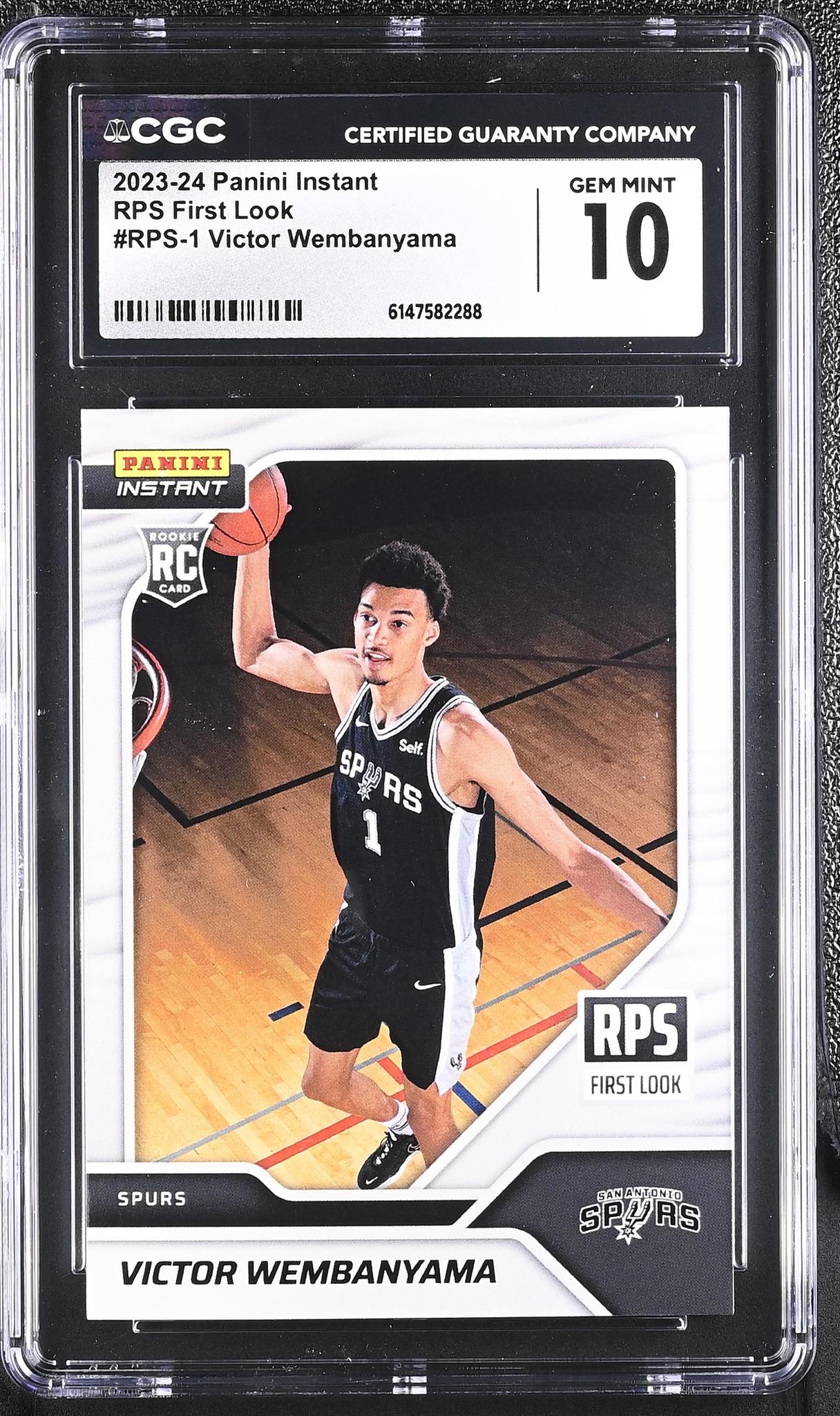 2023 Instant #RPS-1 Victor Wembanyama RPS First Look 1 CGC 10