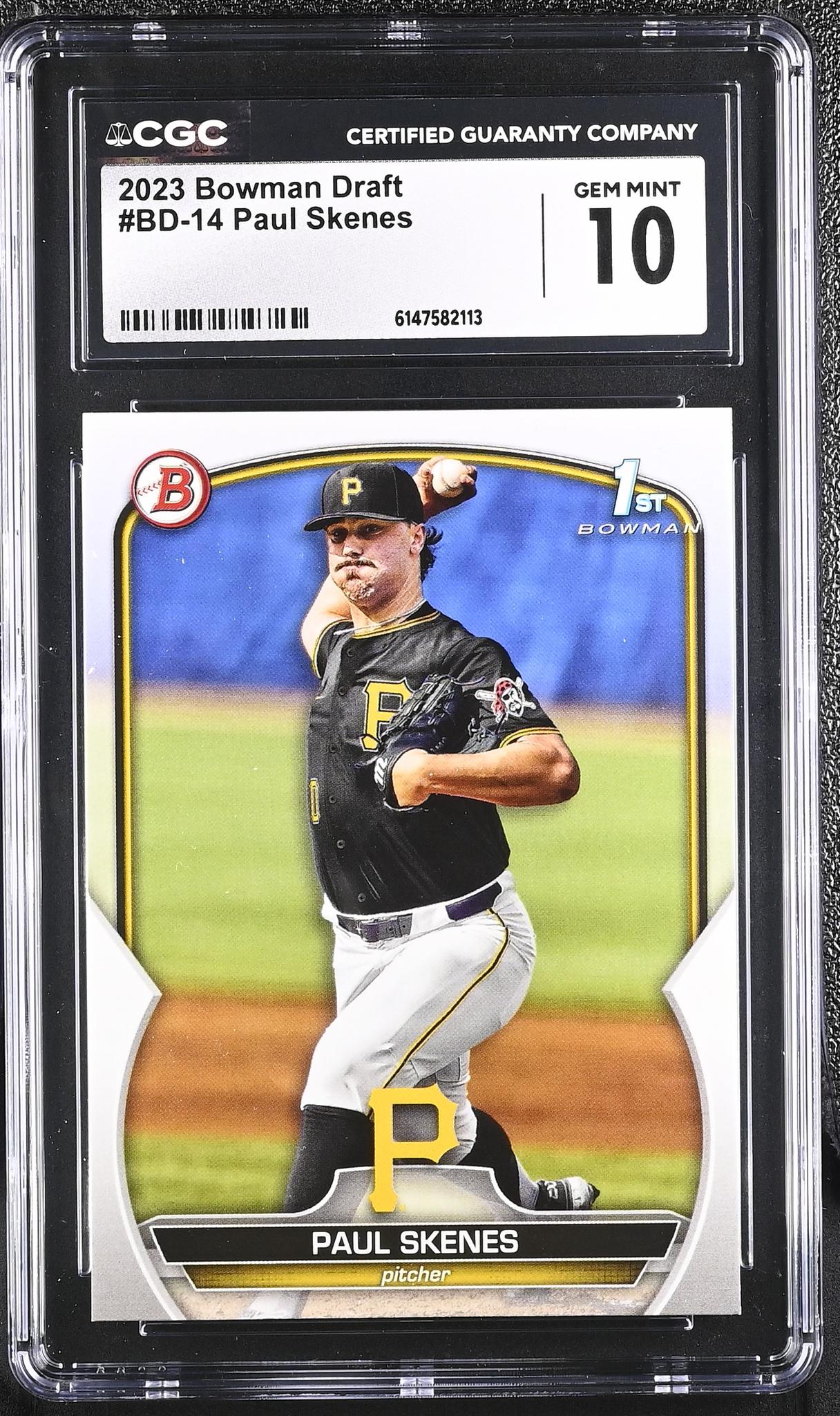 2023 Bowman #BD-14 Paul Skenes CGC 10