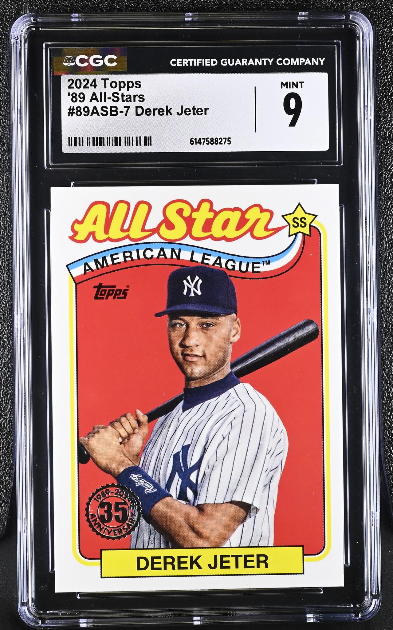2024 Topps #89ASB-7 Derek Jeter '89 All-Stars CGC 9