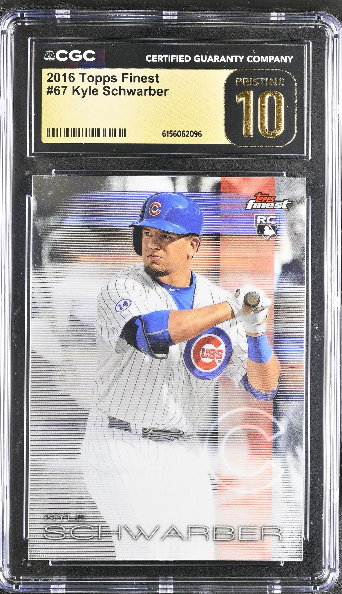2016 Topps Finest #67 Kyle Schwarber CGC 10