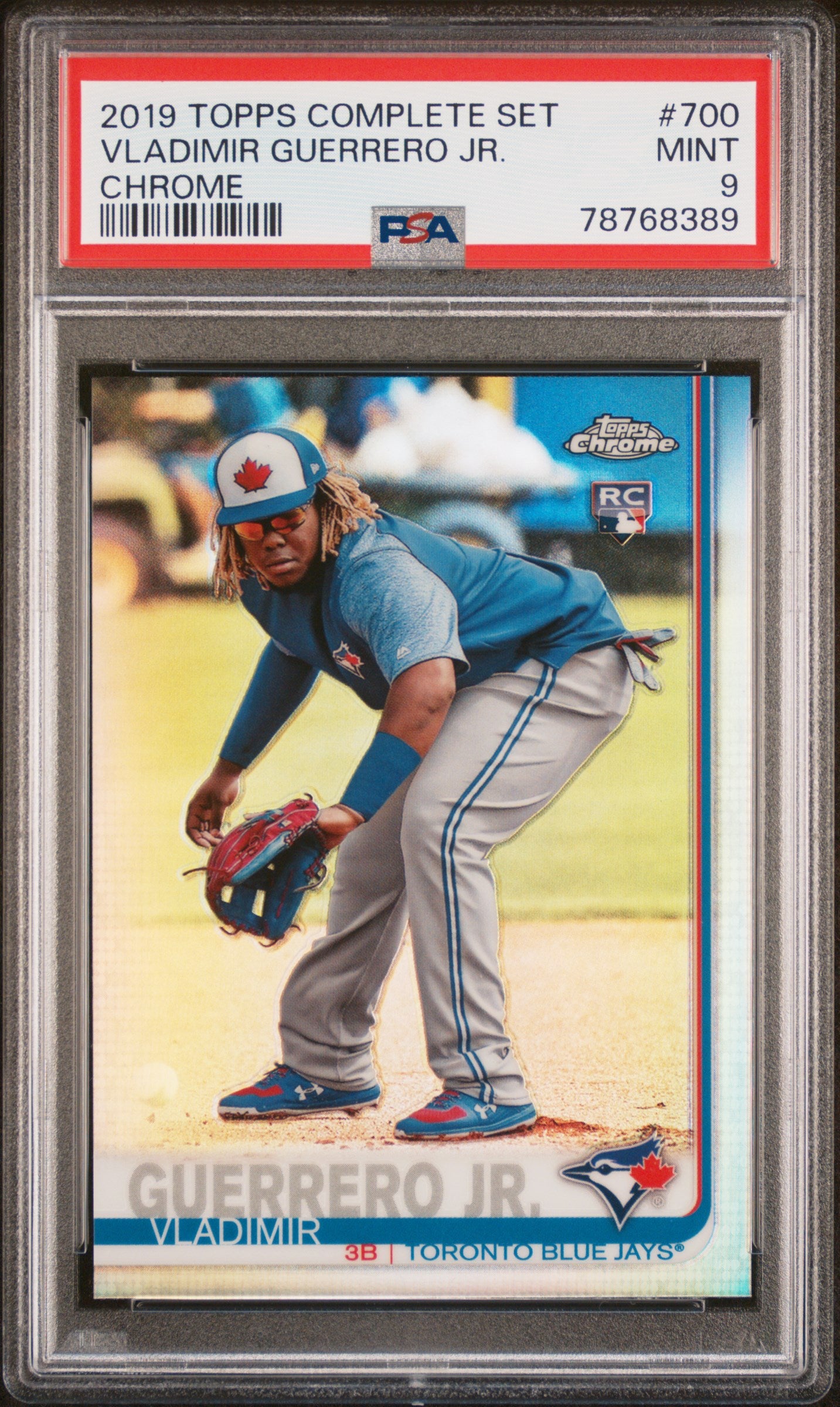 2019 Topps Factory Set Chrome Vladimir Guerrero Jr. #700 PSA 9
