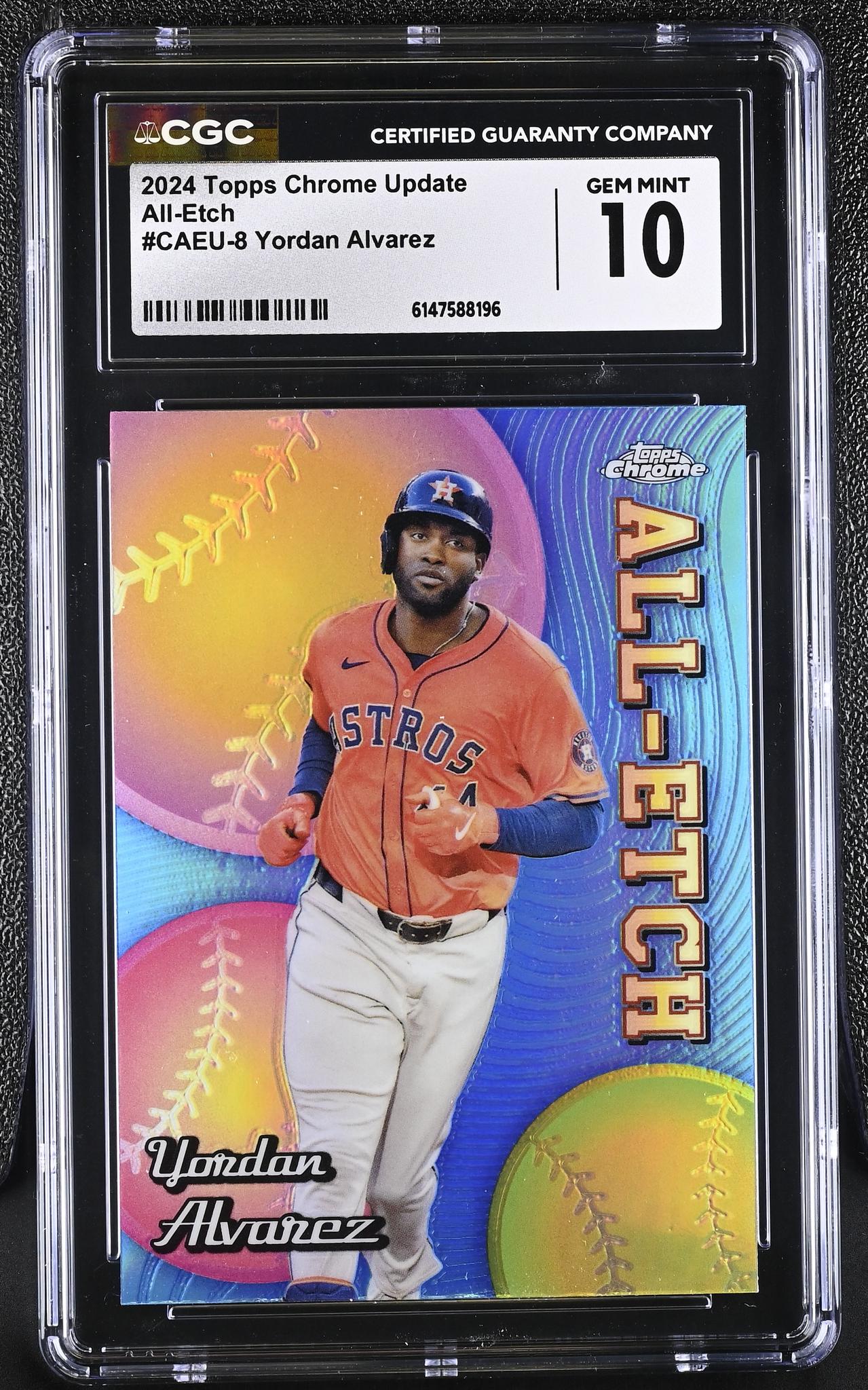2024 Topps Chrome Update #CAEU-8 Yordan Alvarez All-Etch CGC 10