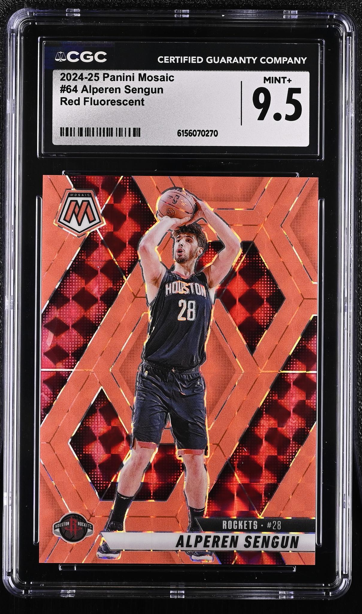 2024 Mosaic #64 Alperen Sengun /75 CGC 9.5