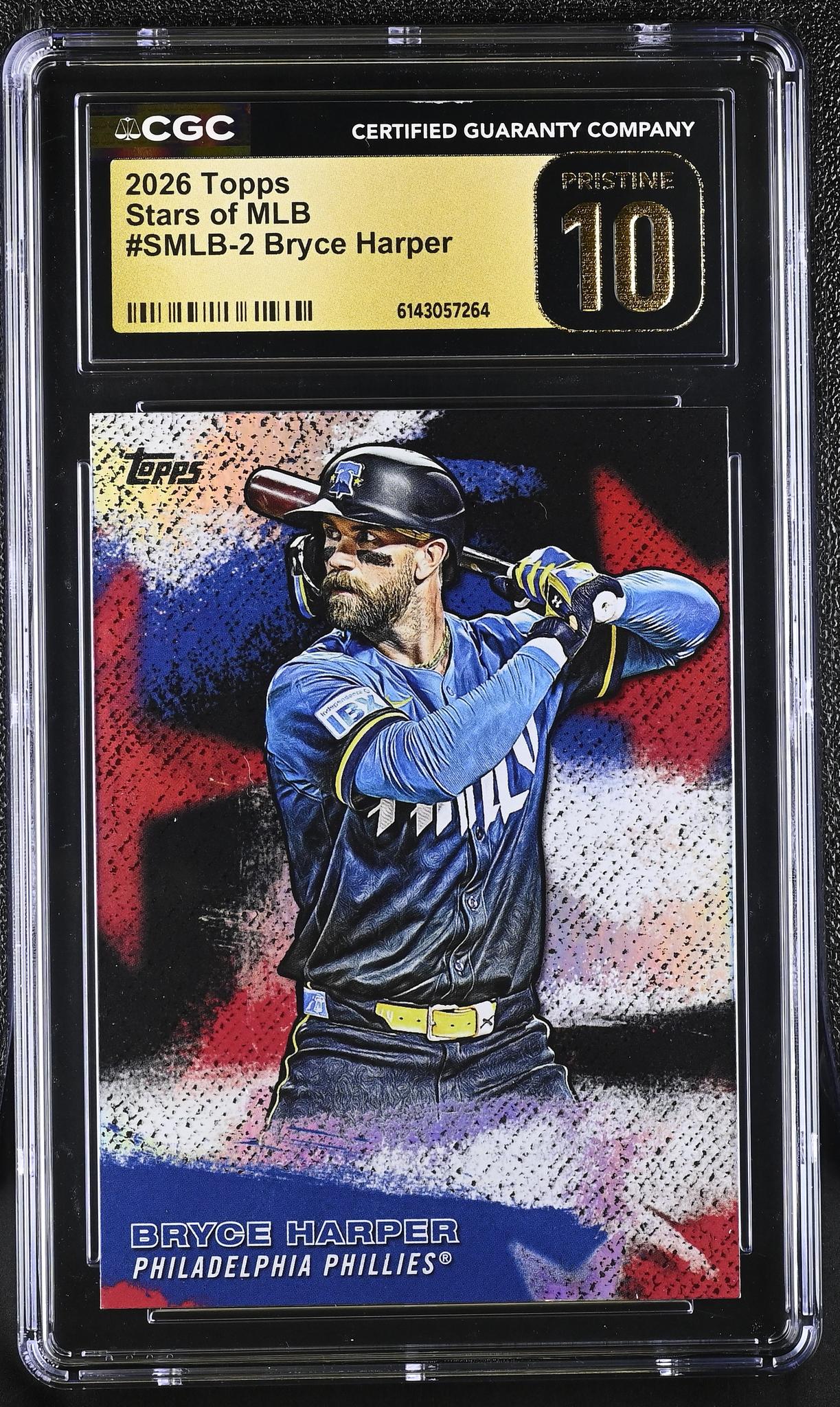 2026 Topps #SMLB-2 Bryce Harper Stars of MLB CGC 10