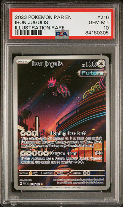 Pokémon Iron Jugulis #216 Illustration Rare PSA 10