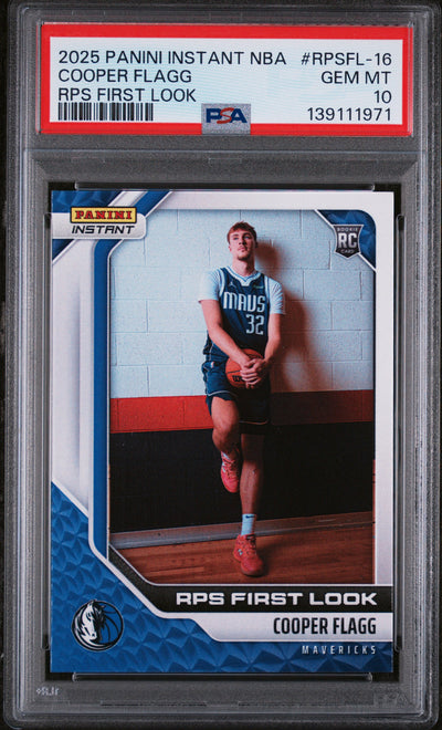 2025 Panini Instant RPS First Look Cooper Flagg #RPSFL-16 PSA 10