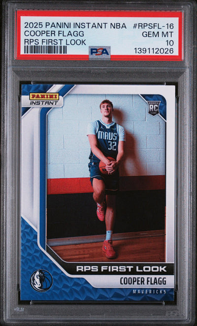 2025 Panini Instant RPS First Look Cooper Flagg #RPSFL-16 PSA 10