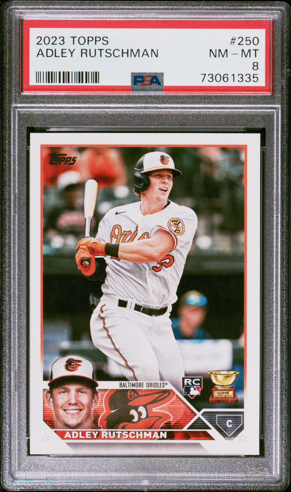 2023 Topps Adley Rutschman #250 PSA 8