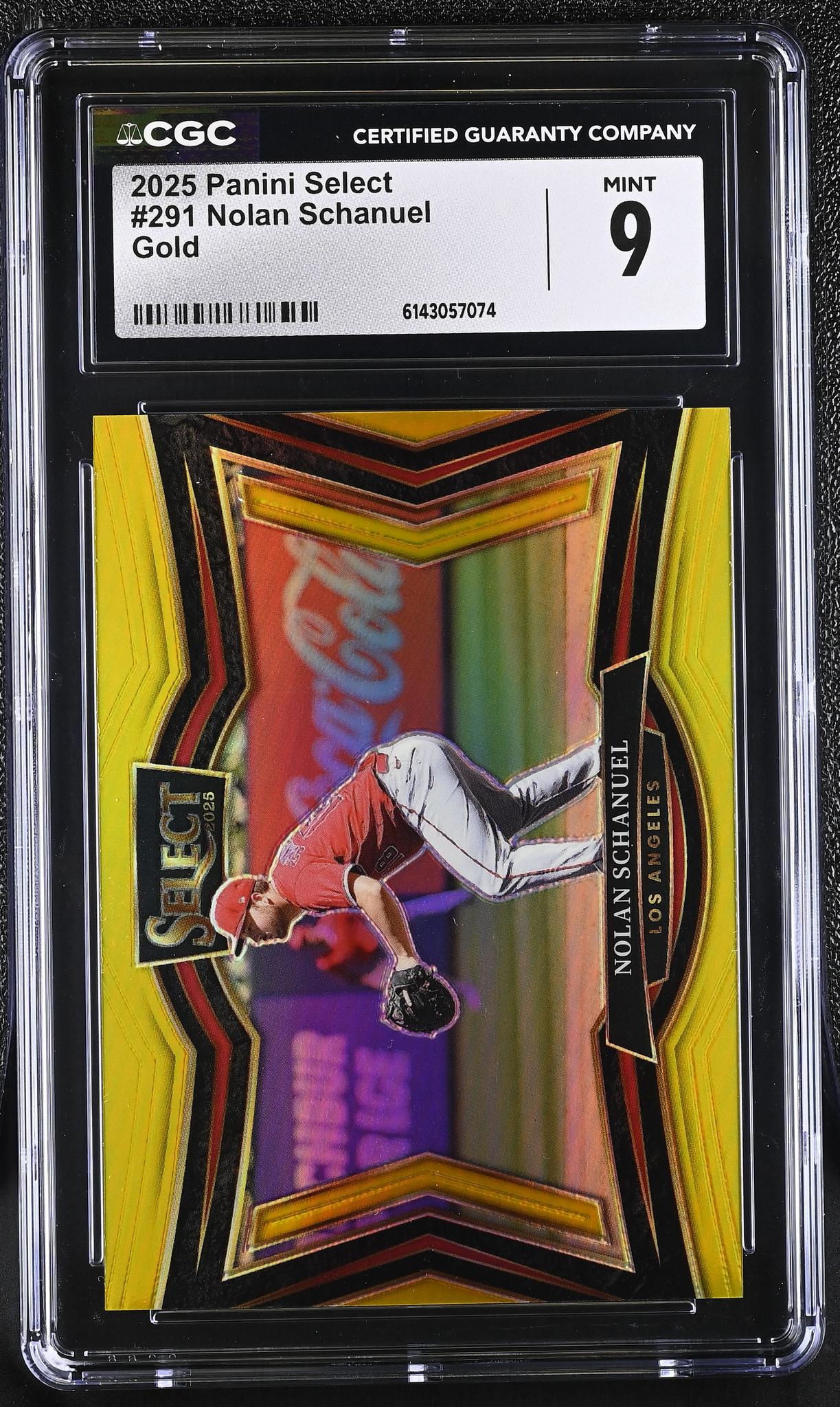 2025 Select #291 Nolan Schanuel Diamond Level /10 CGC 9