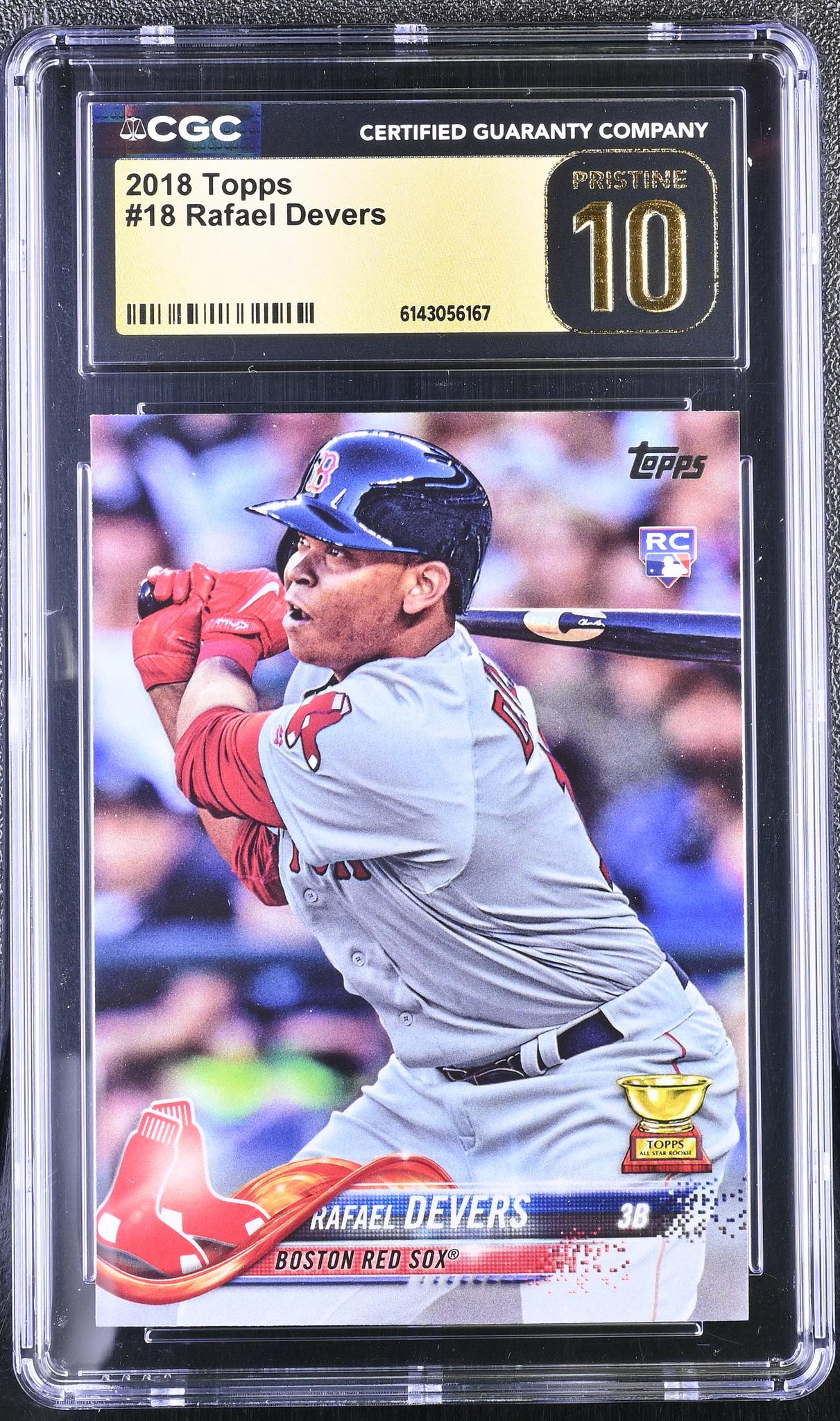 2018 Topps #18 Rafael Devers CGC 10