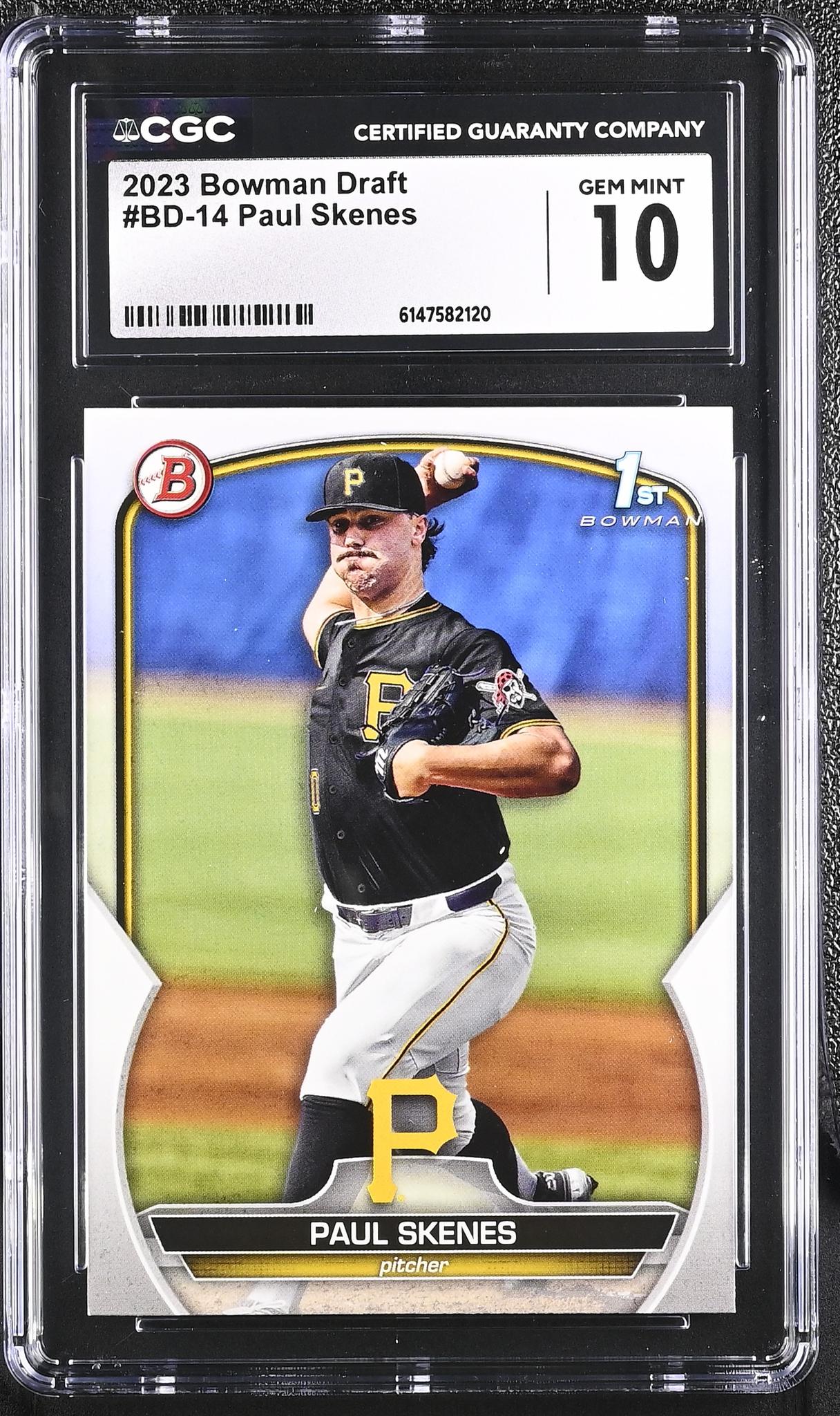 2023 Bowman #BD-14 Paul Skenes CGC 10