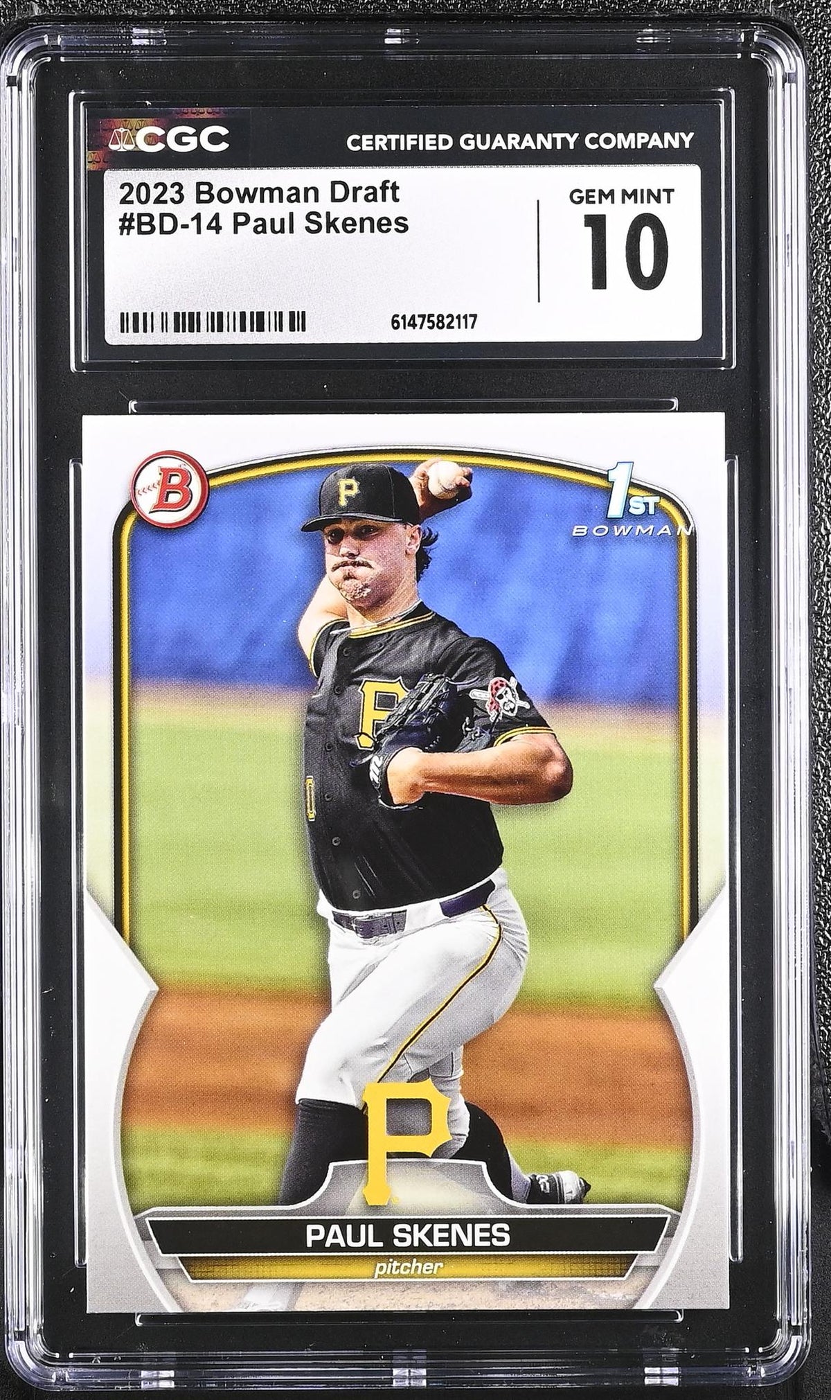 2023 Bowman #BD-14 Paul Skenes CGC 10