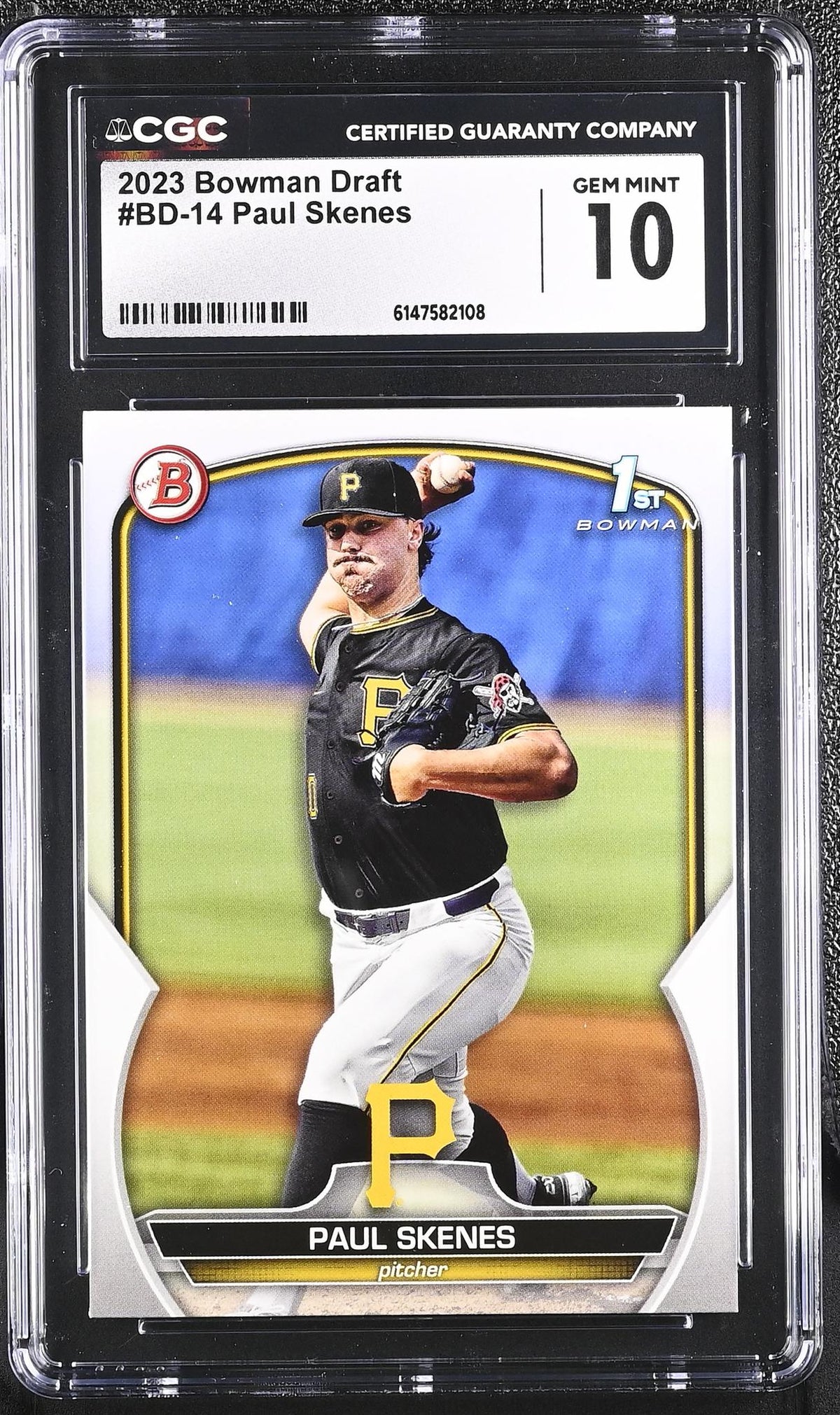 2023 Bowman #BD-14 Paul Skenes CGC 10