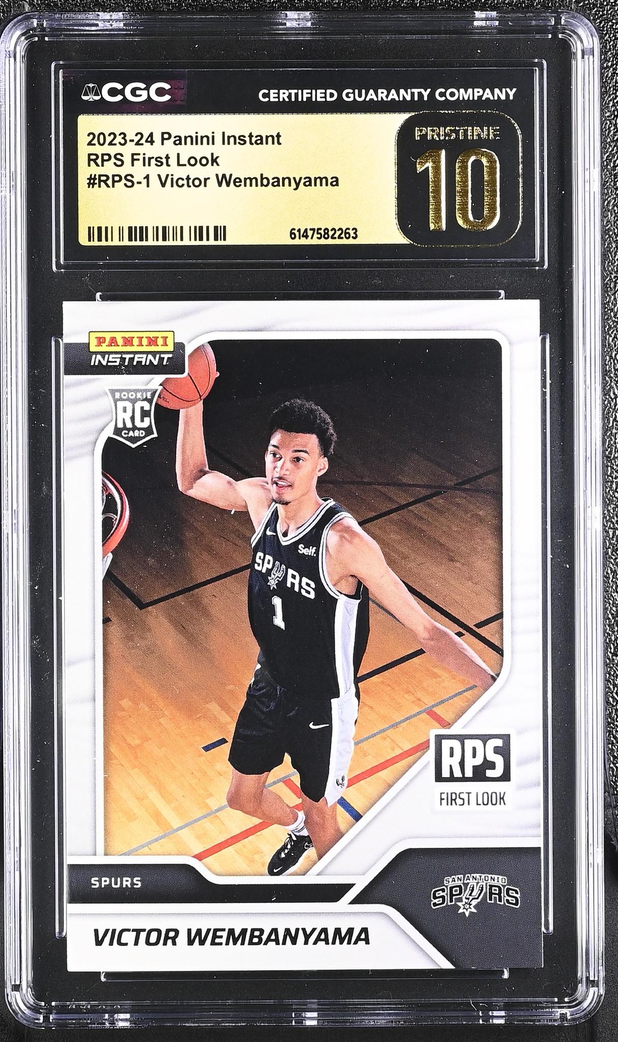 2023 Panini Instant #RPS-1 Victor Wembanyama RPS First Look 1 CGC 10